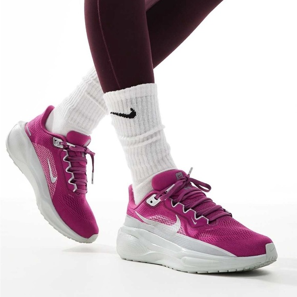 Nike Running Air Zoom Pegasus 41 Premium trainers in purple and silver NWOB - Picture 1 of 12